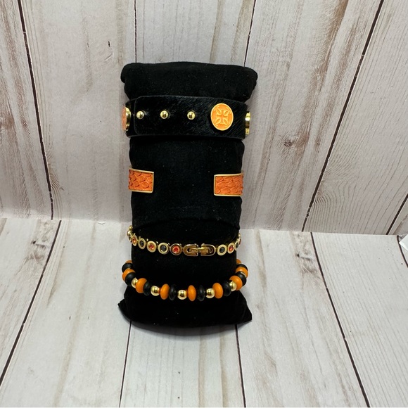 SOLD!! Rustic Cuff Orange & Black Game Day Bracelets Oklahoma State - Picture 3 of 16